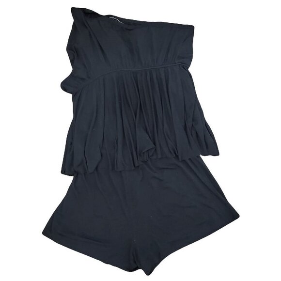 TRINA TURK Sunshine Covers One Shoulder Ruffle Romper - Picture 5 of 6